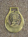 ANTIQUE HORSE BRASS - WHEAT DESIGN