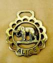 ANTIQUE HORSE BRASS - ELEPHANT DESIGN