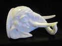 Ceramic White Elephant Wall Shelf - Italy