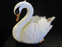 Handpainted Ceramic Swan Planter - Italy