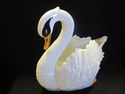 Handpainted Ceramic Swan Planter - Italy