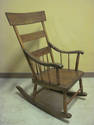 ANTIQUE SLAT BACK ROCKER