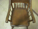 ANTIQUE SLAT BACK ROCKER