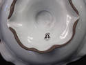 Interesting Scalloped Edge White Ceramic Bowl