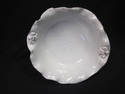 Interesting Scalloped Edge White Ceramic Bowl