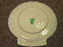 Mint Belleek Limpet Yellow Sandwich Plate 