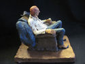 Michael Garman Sculpture - Chairman of the Range- 