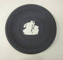 3" BLACK WEDGWOOD PLATE