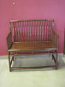 Asian Wooden Bench from Singapore - Open Slats