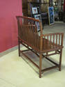 Asian Wooden Bench from Singapore - Open Slats