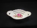 China Reticulated Candy Dish - Pink Florals