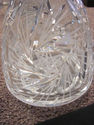 Beautiful Etched Crystal Decanter