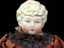 Antique German Bisque Head Doll 12 1/2" - NR