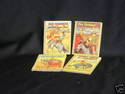 Vintage Set of Four Children's Mini Western Books