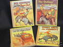 Vintage Set of Four Children's Mini Western Books