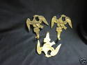 Set of Two Victorian Brass Eagle Hooks