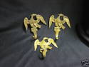 Set of Two Victorian Brass Eagle Hooks