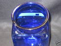 Cobalt Blue Canister w/Rooster Head