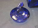 Cobalt Blue Canister w/Rooster Head