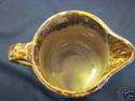 Early Brush McCoy Yellow Ware Pitcher Peacock Desi