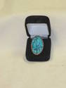 Blue Large Natural Turquoise Ring  SZ 8.25