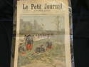 Set of Three Antique French Newspapers 1894, 1896,