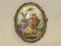 Handpainted Limoges Brooch/Pendant