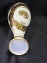 Gold/White Art Glass Vase 