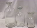 Set of Three Apothecary Jars w/ Lids