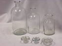 Set of Three Apothecary Jars w/ Lids