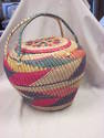 Multi Colored Basket w/Handles