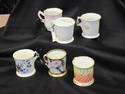 Set of Six Vintage Ceramic Shaving Mugs/Cups