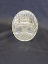 Rare and Beautiful Crystal Biscuit Jar w/Handle an