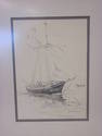 Signed Allen Hawks Print - Winston Churchill Ship