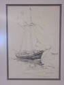 Signed Allen Hawks Print - Winston Churchill Ship