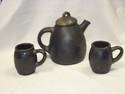 El Salvador Handmade Coffee/Tea Set w/2 Mugs