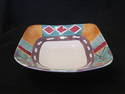 A MALLORY CALIFORNIA HAND PAINTED SERVING PLATTER