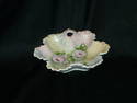 Victorian Pink Handpainted Ruffle Edge Dish