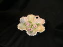 Victorian Pink Handpainted Ruffle Edge Dish