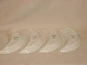 Set, 6 Ironstone Bone Dishes - Burslem, England