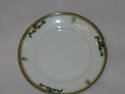 2 Pcs Nippon Handpt'd Footed Serving Dish  & Under