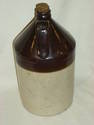 Sherwood Bros. POTTERY Jug w/Handle & Old Cork