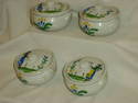 4 Covered Bowls QUIMPER France Pottery - Unmarked