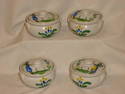 4 Covered Bowls QUIMPER France Pottery - Unmarked