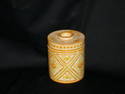 Beautiful Hand Painted Ceramic Italian Jar wtih Li