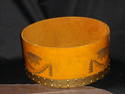 Excellent Large Decorated Wooden Box & Lid