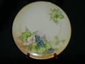 Vintage Nippon Handpainted 9" Plate with Floral De