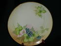 Vintage Nippon Handpainted 9" Plate with Floral De