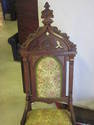 ANTIQUE GOTHIC REVVL VICTORIAN WALNUT CHAIR - 2 AV