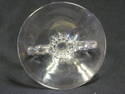 Pair of Vintage Deco Glass Candleholders